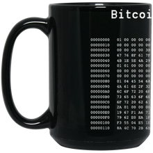 Charger l'image dans la galerie, Bitcoin Genesis Block