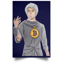 Cargar imagen en el visor de la galería, Satoshi Bitcoin Anime Poster