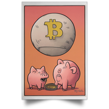 Cargar imagen en el visor de la galería, Bitcoin Meets Piggy Bank Poster