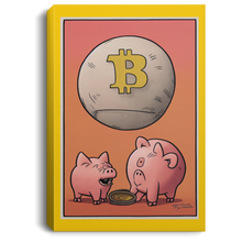 Charger l'image dans la galerie, Bitcoin Meets Piggy Bank Canvas