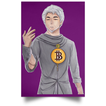 Cargar imagen en el visor de la galería, Satoshi Bitcoin Anime Poster