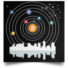 Cargar imagen en el visor de la galería, Crypto Solar System Poster