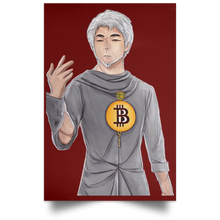 Cargar imagen en el visor de la galería, Satoshi Bitcoin Anime Poster