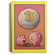 Charger l'image dans la galerie, Bitcoin Meets Piggy Bank Canvas