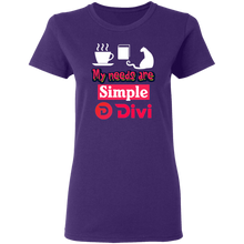 将图片加载到图库查看器,My Needs Are Simple - Women