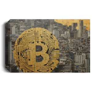 Bitcoin City Canvas