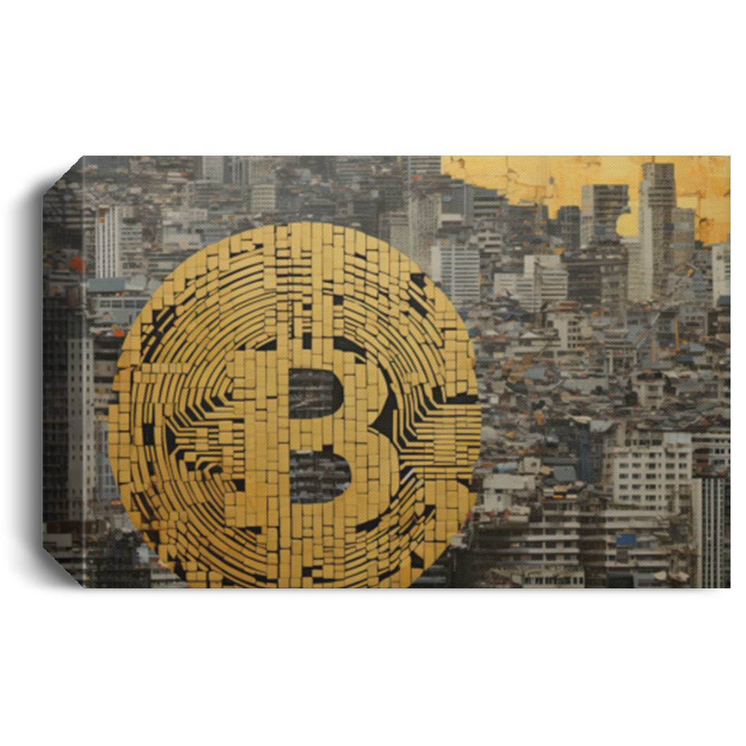 Bitcoin City Canvas