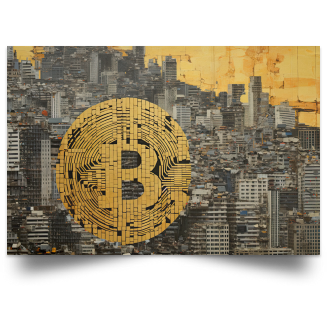 Bitcoin City Poster