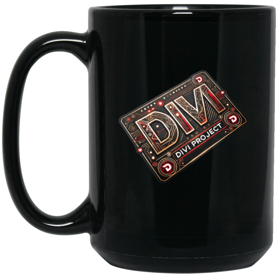 Divi License Plate Mug