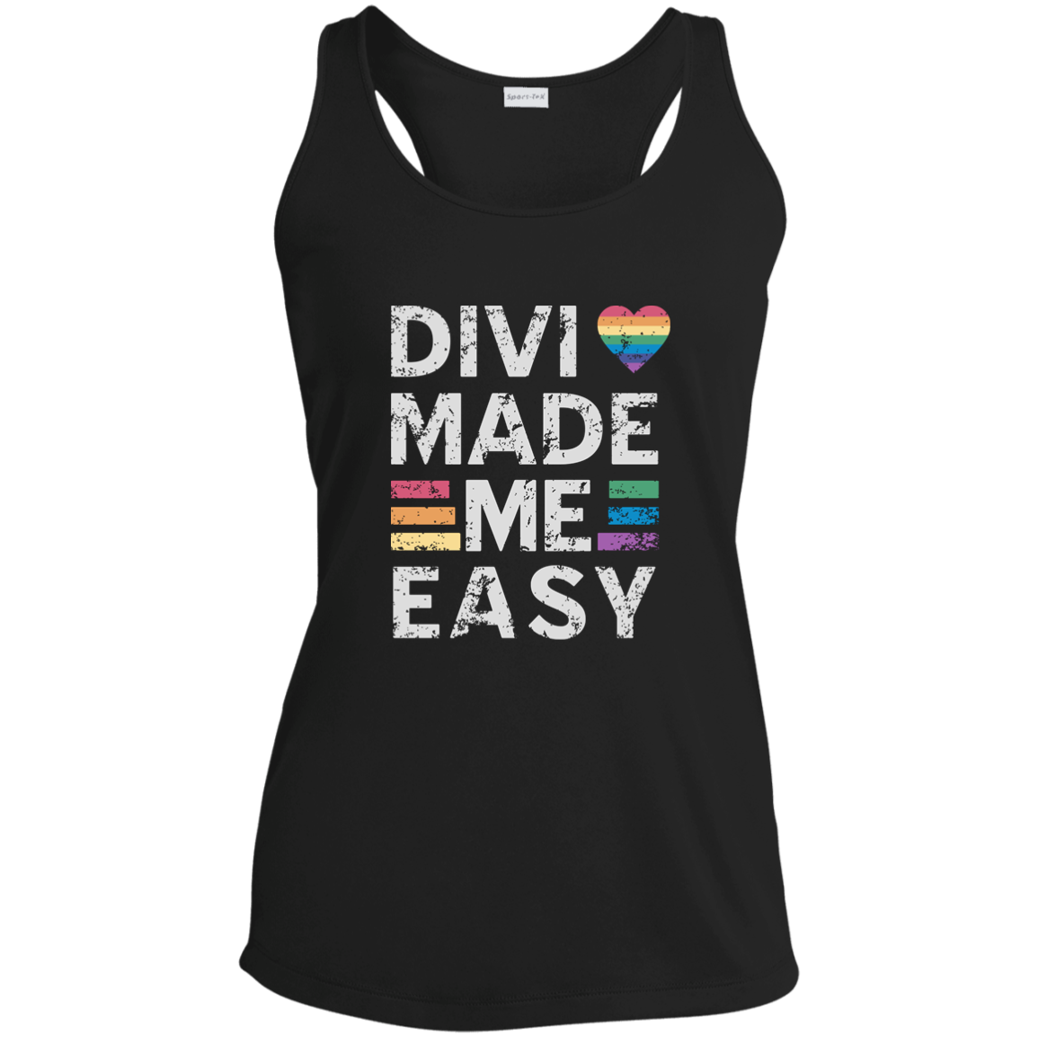 Divi Made Me Easy Ladies Tank – Divi Swag