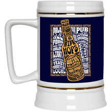 Load image into Gallery viewer, Beer Calligraphy Stein 22oz
