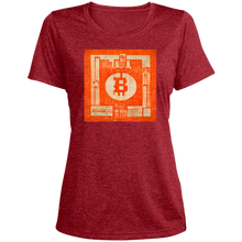 Load image into Gallery viewer, Bitcoin Block Print Ladies Heather
