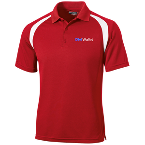 DiviWallet Moisture-Wicking Tag-Free Golf Shirt
