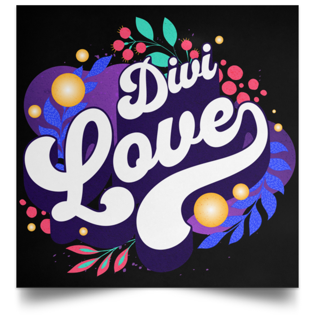 Divi Love Poster