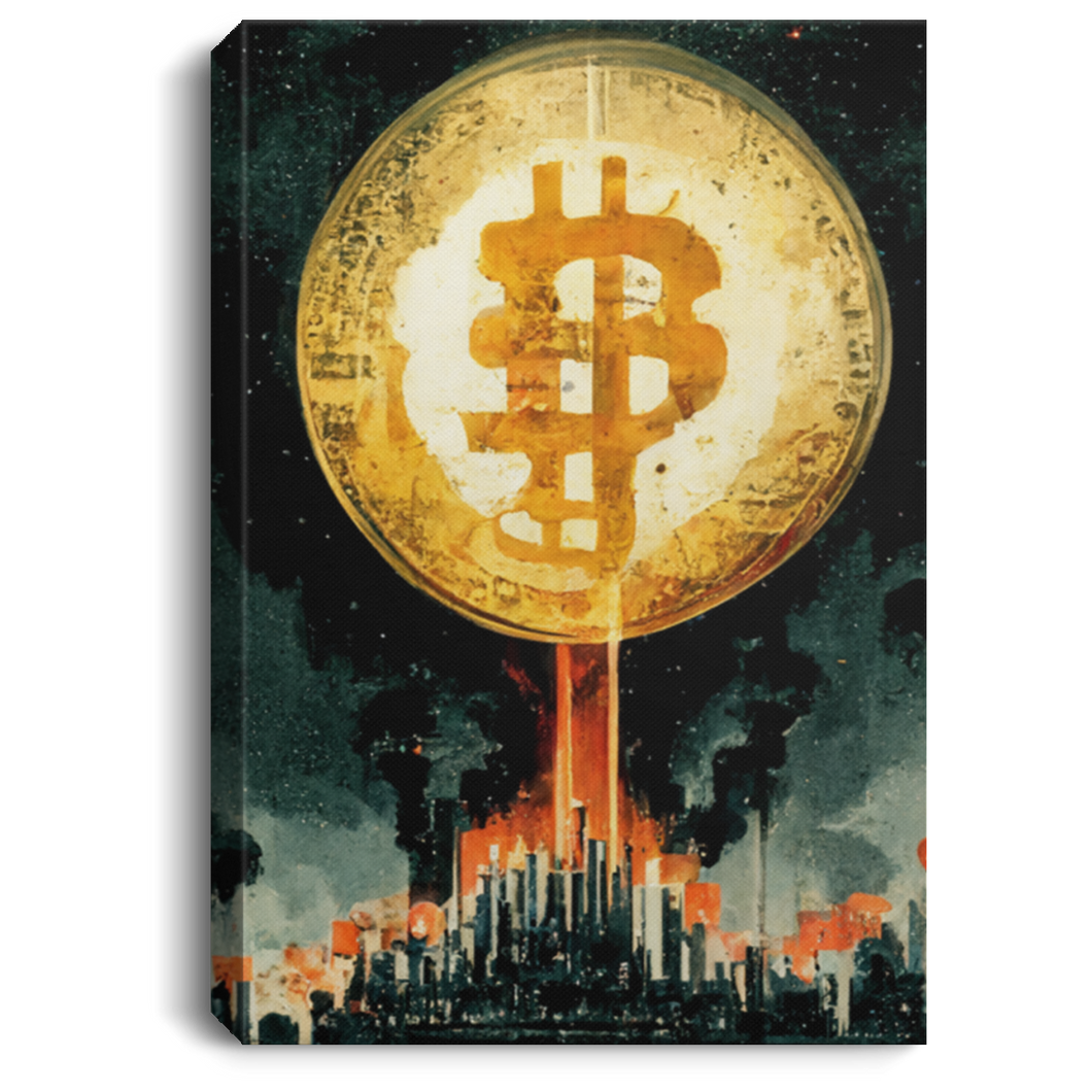 Dollar Collapse - Bitcoin Emerges Canvas