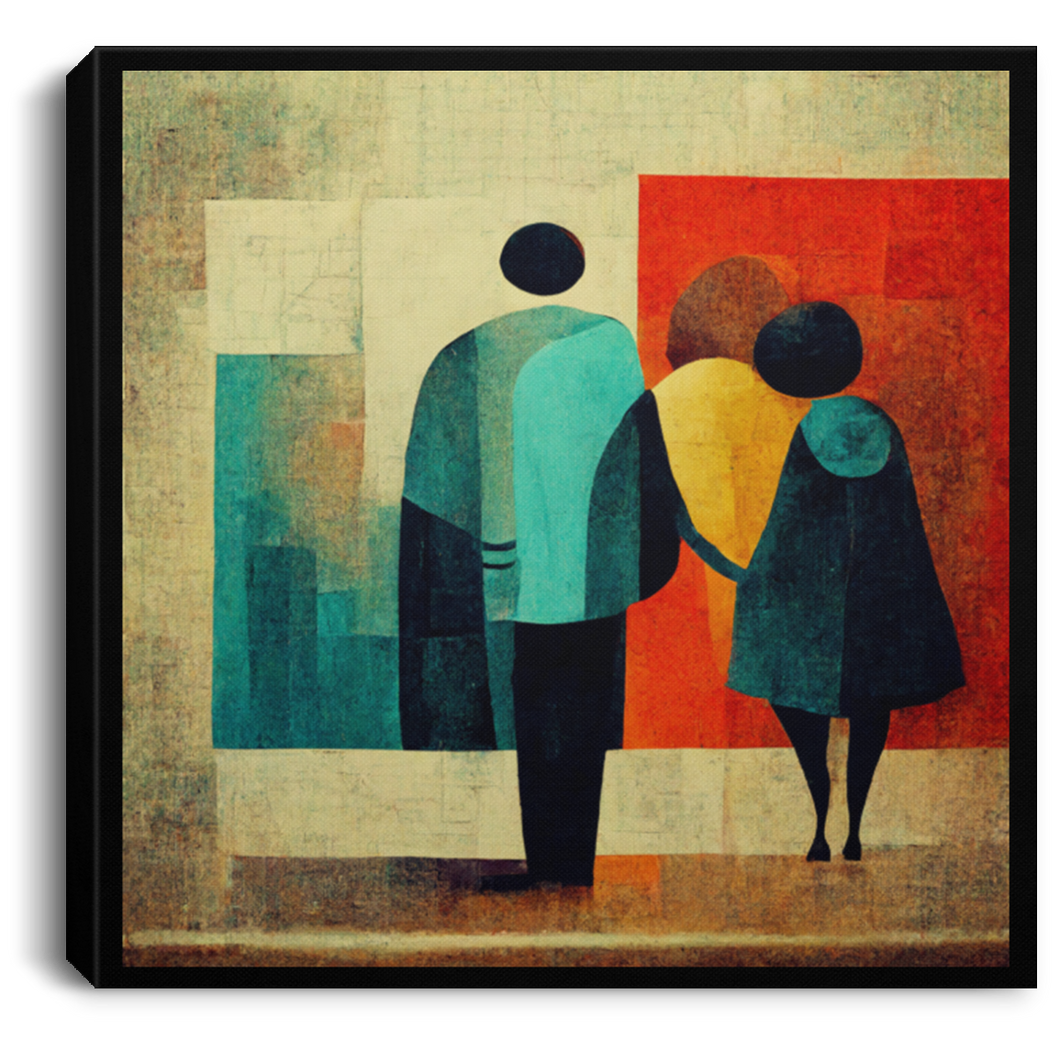 Couple Making Life Together - Canvas