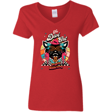 Load image into Gallery viewer, Divi Cat  Ladies V-Neck
