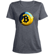 Load image into Gallery viewer, Bitcoin Button - Ladies Heather
