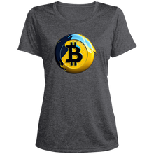 Load image into Gallery viewer, Bitcoin Button - Ladies Heather

