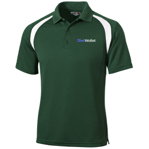 DiviWallet Moisture-Wicking Tag-Free Golf Shirt