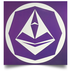 Ethereum Hexagon Poster