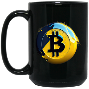 Bitcoin Button Mug