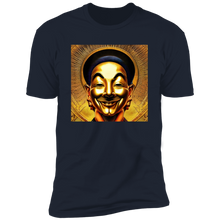 Load image into Gallery viewer, Guy Fawkes Gold Mask
