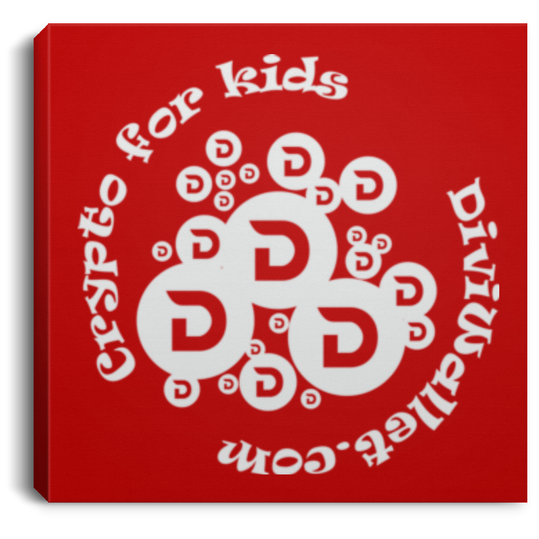 Kids Red Canvas