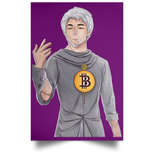 Load image into Gallery viewer, Satoshi Bitcoin Anime Poster
