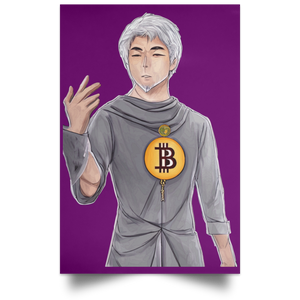Satoshi Bitcoin Anime Poster