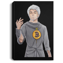 Load image into Gallery viewer, Satoshi Bitcoin Anime Canvas

