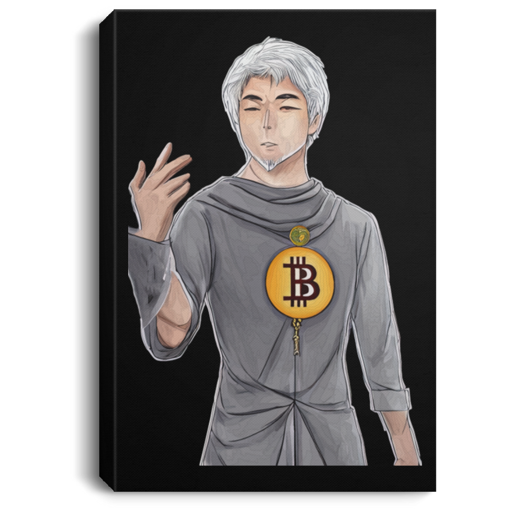 Satoshi Bitcoin Anime Canvas