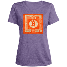 Load image into Gallery viewer, Bitcoin Block Print Ladies Heather
