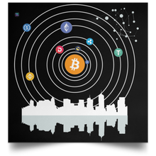 Cargar imagen en el visor de la galería, Crypto Solar System Poster
