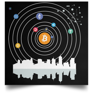 Crypto Solar System Poster