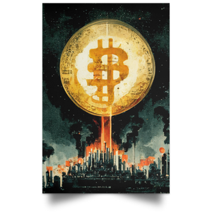 Dollar Collapse - Bitcoin Emerges Poster
