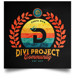 Divi Community Emblem Poster