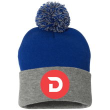 Load image into Gallery viewer, Divi Embroidered Knit Pom Pom Cap
