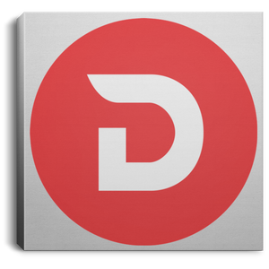 Divi Logo Red Canvas