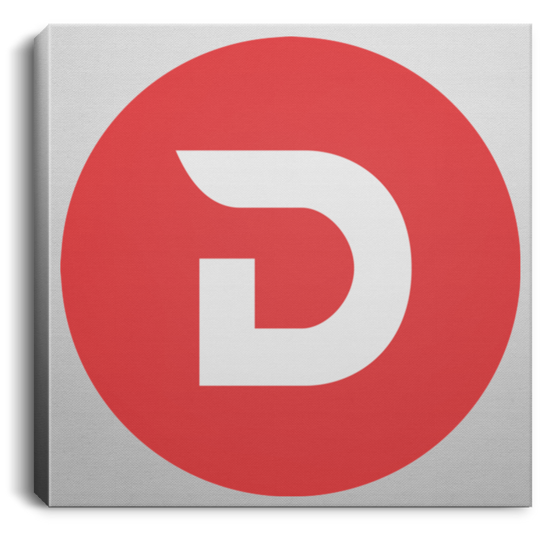 Divi Logo Red Canvas