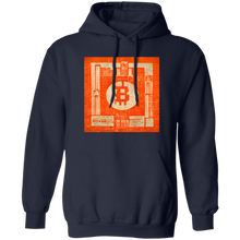 Load image into Gallery viewer, Bitcoin Block Print Hoodie

