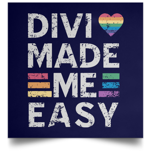 Divi Made Me Easy Poster