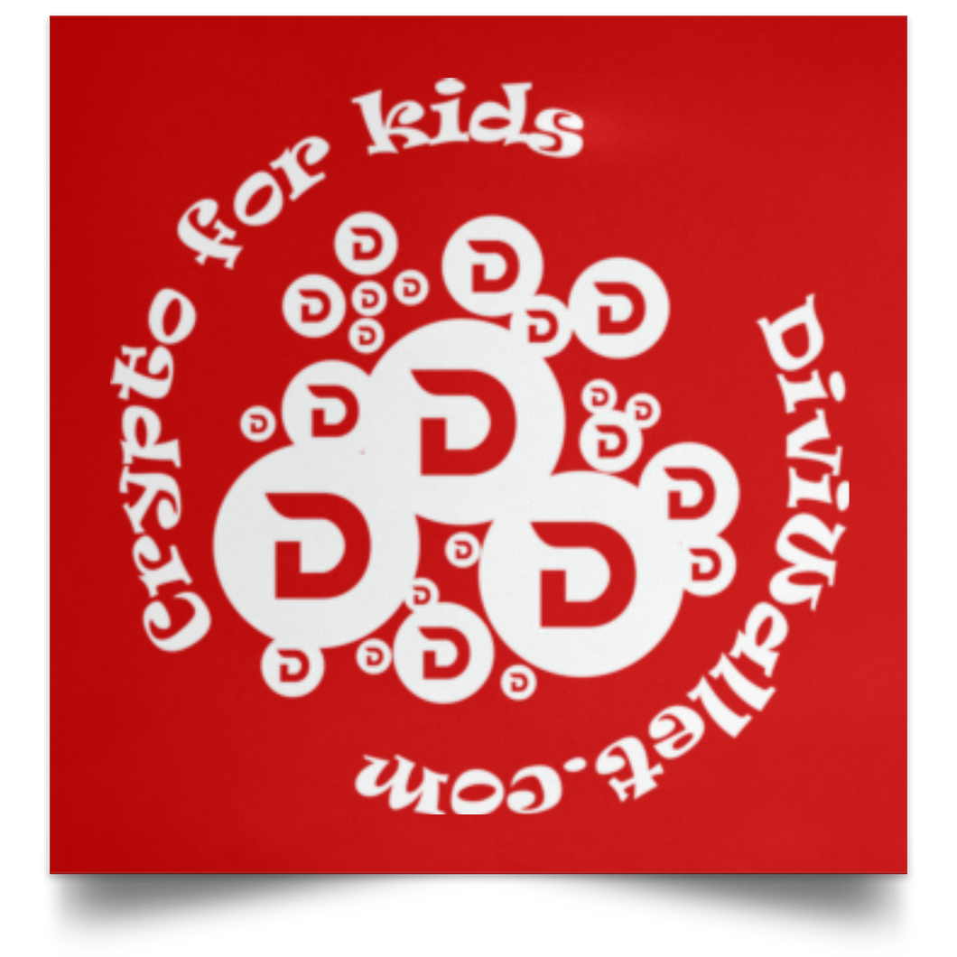 Kids Red Poster